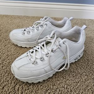 Sketchers Women's White Leather Sneakers Size 11
